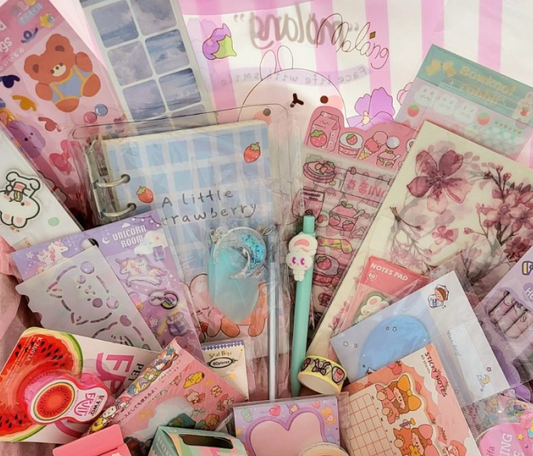 Kawaii Stationery Mystery Box – Cute Desk Must-Haves