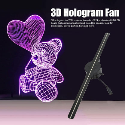 🏆Black Friday 60% OFF🎄3D Hologram LED Fan Projector-Free Shipping